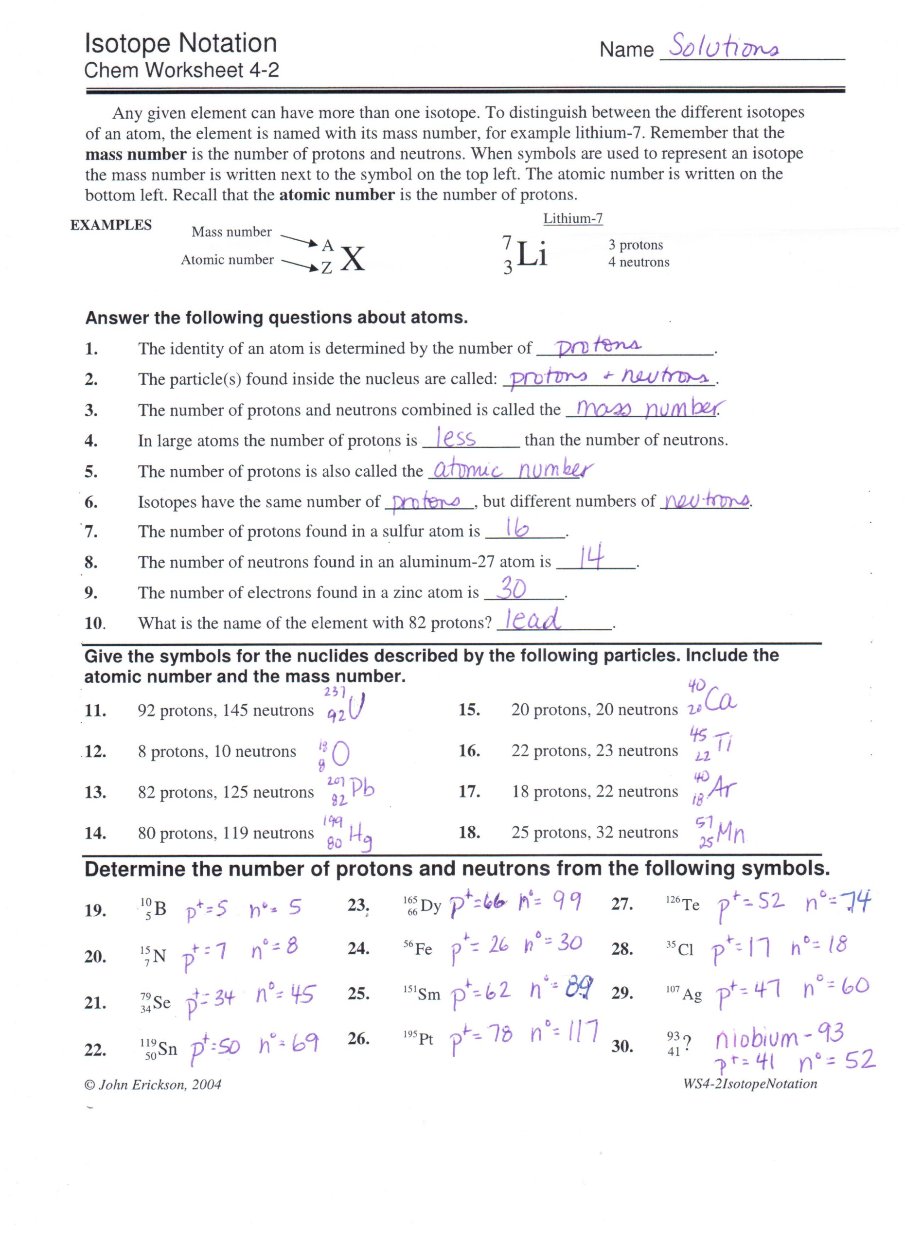 Unit 2 Chapters 4 5 6 Mrs Gingras Chemistry Page