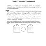 Unit 3 Review General Chemistry