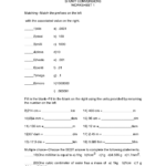 Unit Conversion Worksheet Answers Printable Worksheets And Activities