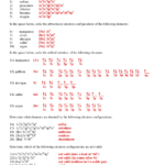 Valence Electrons Worksheet Answers Pdf Worksheet