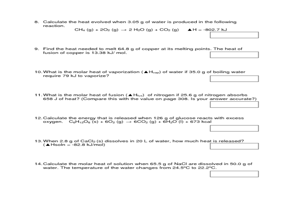 Worksheet Heat Of Formation Worksheet Grass Fedjp Worksheet Study Site