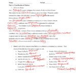 26 Classifying Matter Worksheet Answer Key Worksheet Information