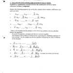 30 Chemistry Unit 7 Worksheet 3 Write Balanced Chemical Equations