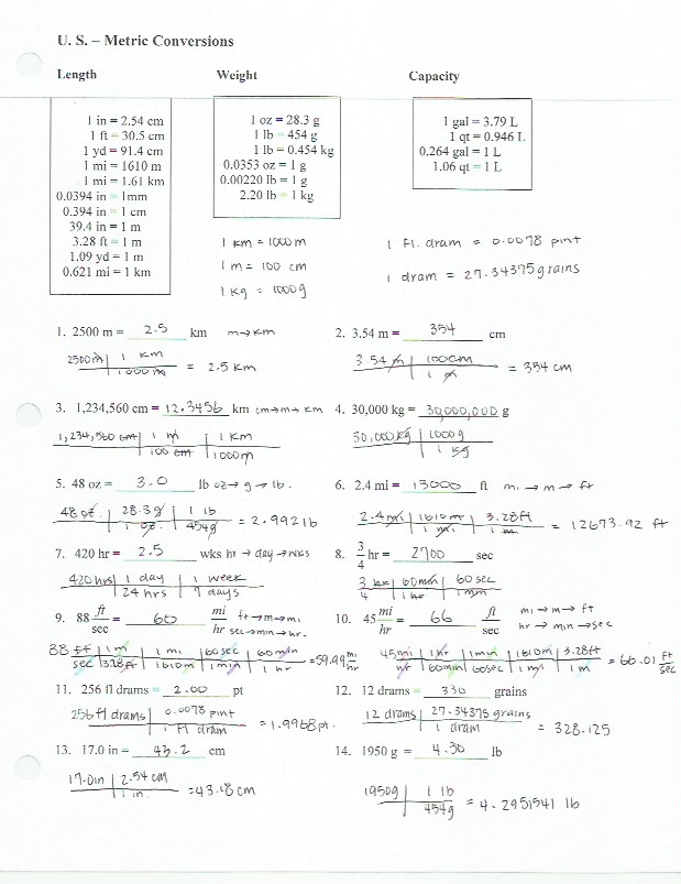 30 Dimensional Analysis Worksheet 1 Answers Free Worksheet Spreadsheet