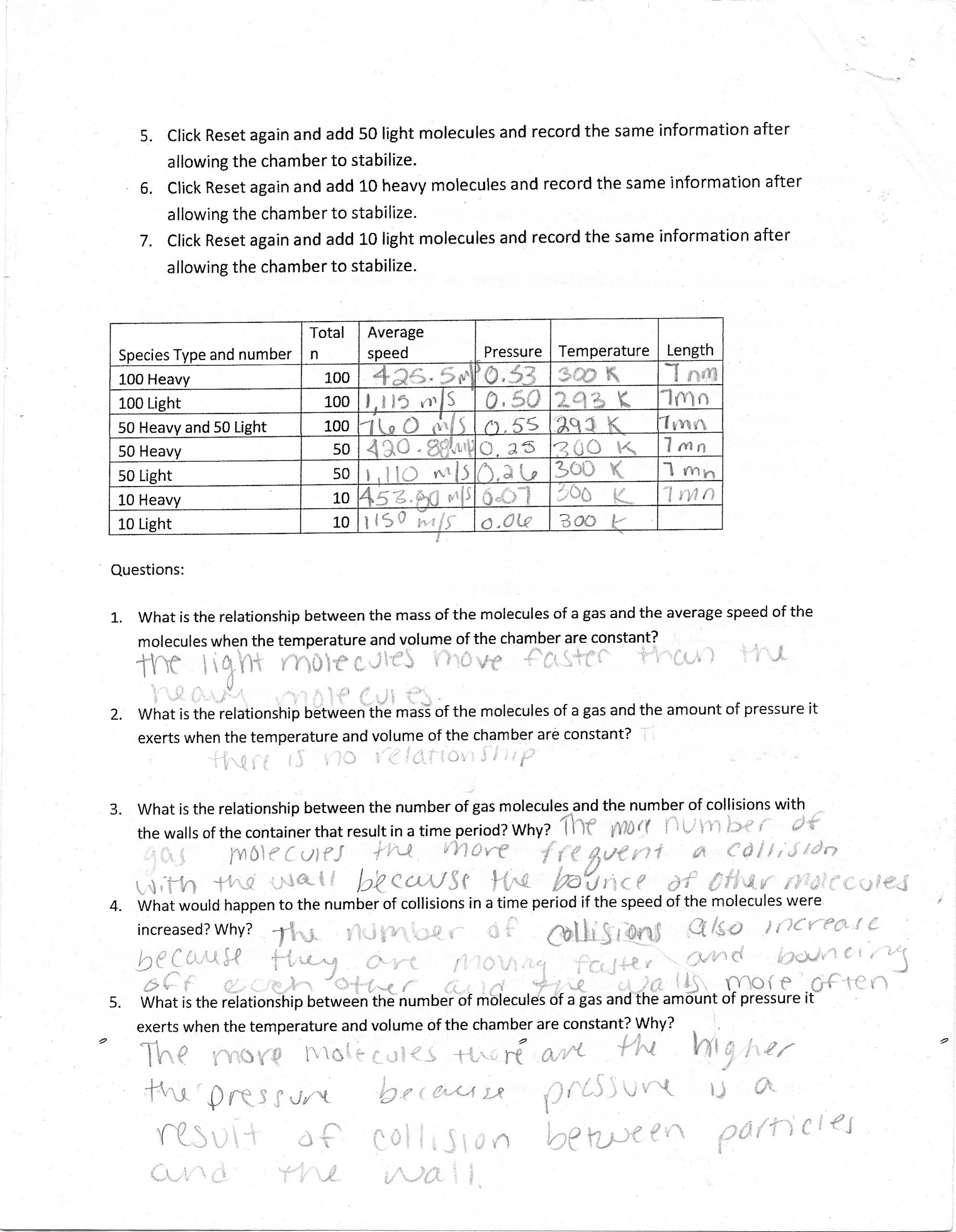 30 Kinetic Molecular Theory Worksheet Education Template