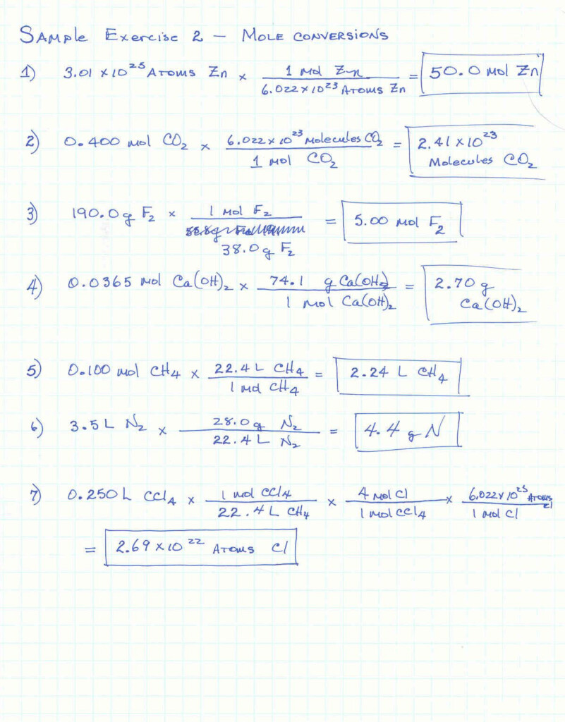 30 Molar Mass Worksheet Answer Key Education Template