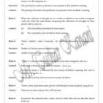 30 Pronoun Verb Agreement Worksheet Education Template