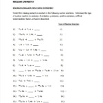 31 Nuclear Equations Worksheet Answers Free Worksheet Spreadsheet