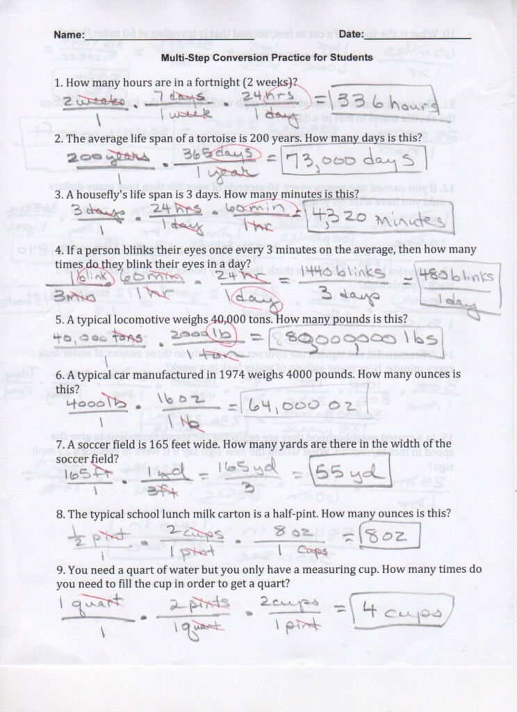 32 Dimensional Analysis Worksheet Chemistry Answers Free Worksheet 