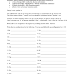36 Chemistry Electron Configuration Worksheet Answers Worksheet