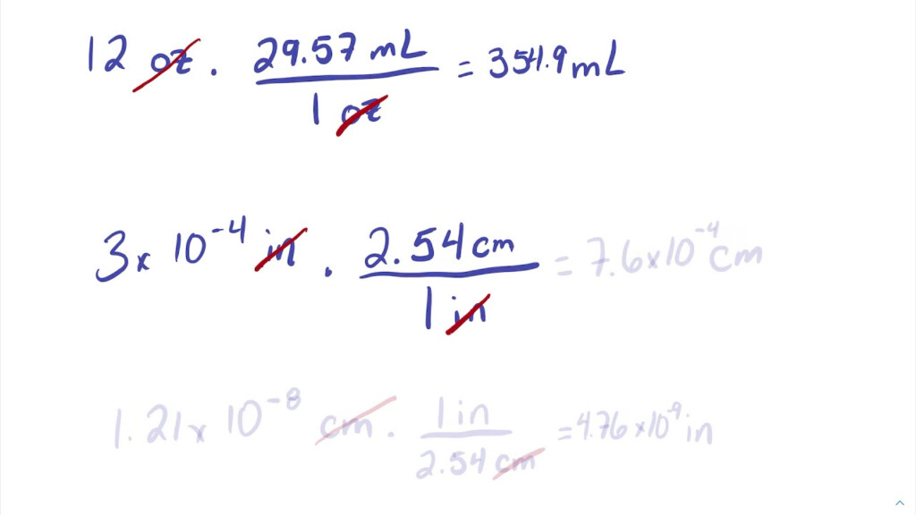 37 Chemistry Unit 1 Worksheet 6 Dimensional Analysis Answer Key 