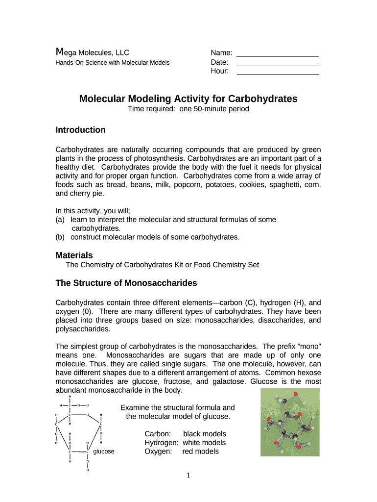 43 Chemistry Of Carbohydrates Worksheet Answers Worksheet Master