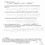 50 Stoichiometry Worksheet Answer Key Chessmuseum Template Library