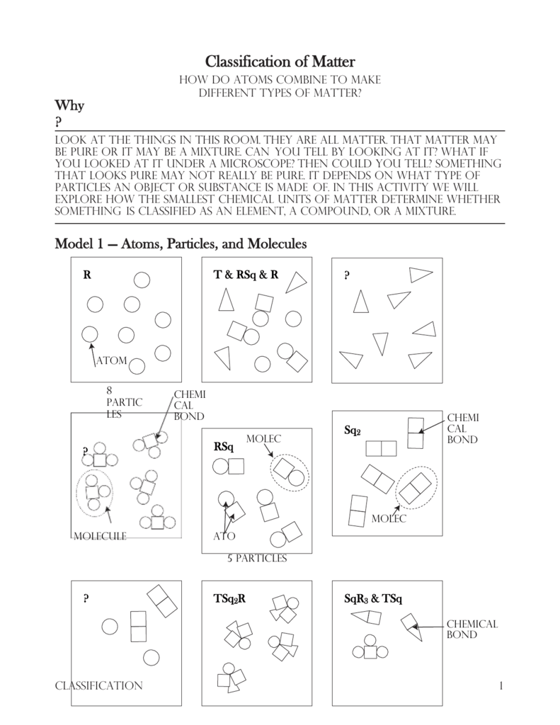 7 Classification Of Matter S