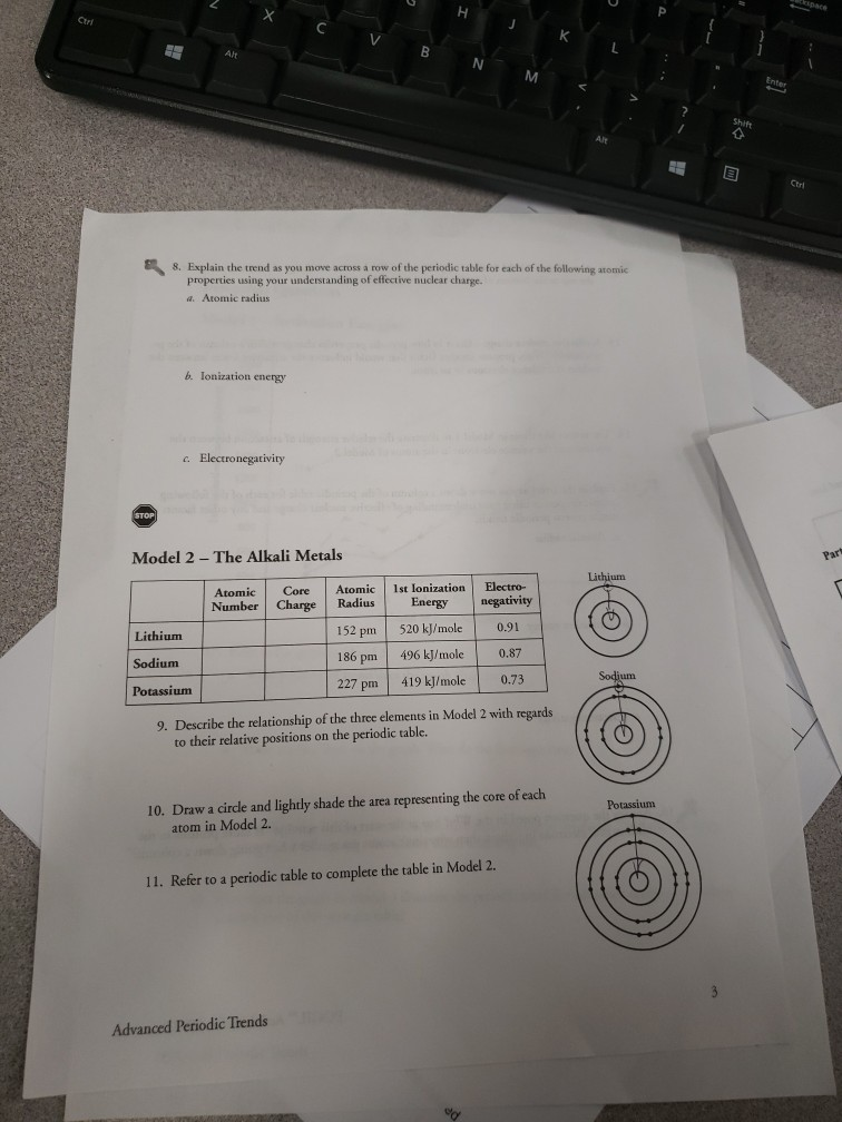 Advanced Periodic Trends Worksheet Answers Pogil Askworksheet