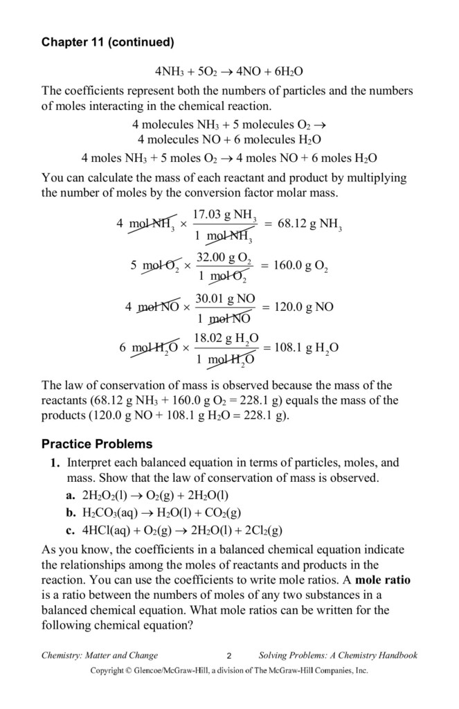 Bestseller Glencoe Chemistry Matter Change Answer Key Chapter 16