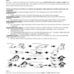 Bestseller Worksheet 6 2 Chemical Reaction Types Answer Key