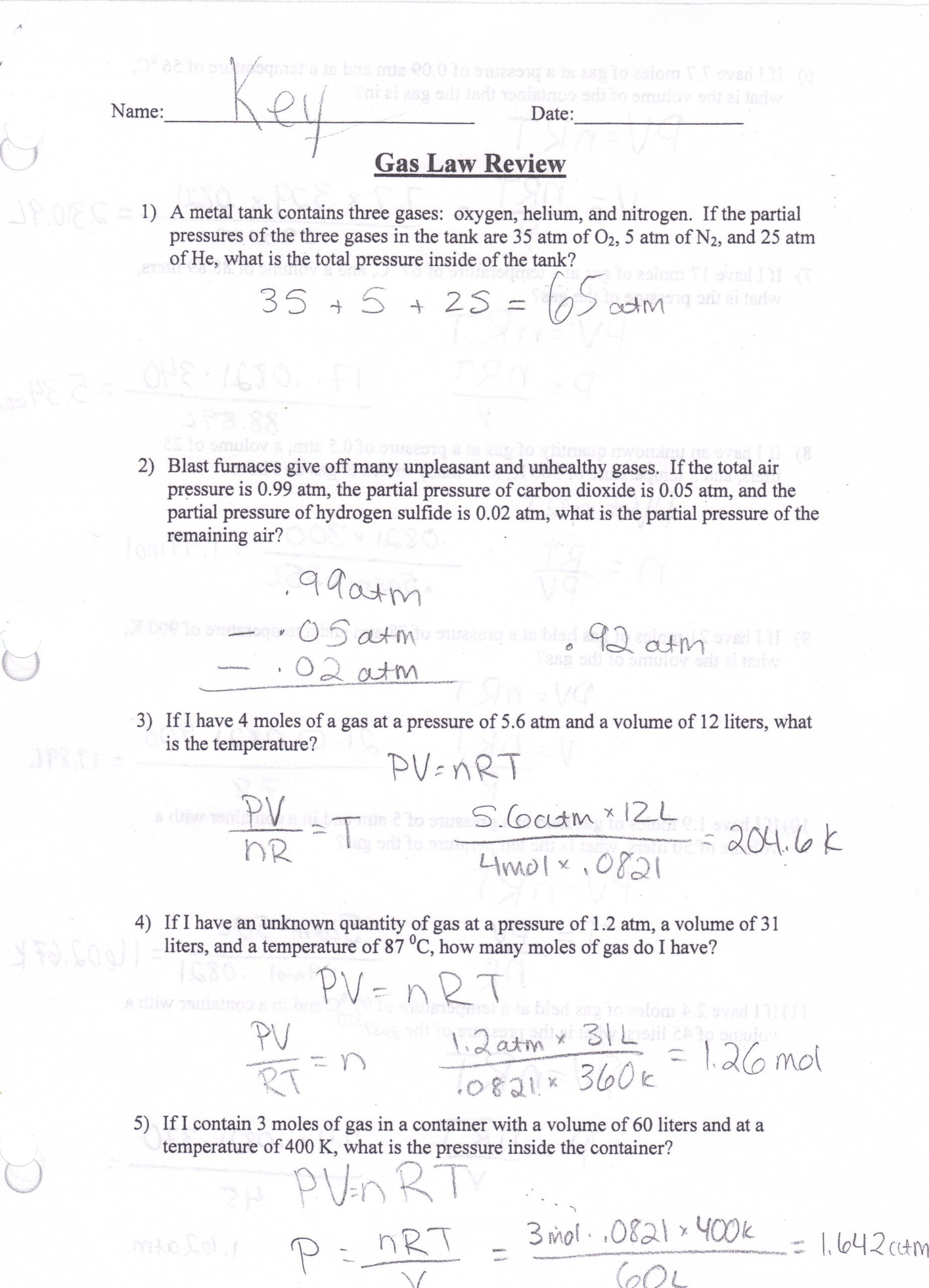 Boyle S Law Using Worksheet Printable Worksheets And Activities For 