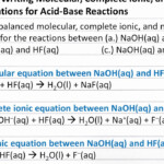 CHEMISTRY 101 Writing Molecular Complete Ionic And Net Ionic