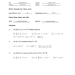 Chemistry A Study Of Matter Review Sheet Unit 11 Answers Study Poster