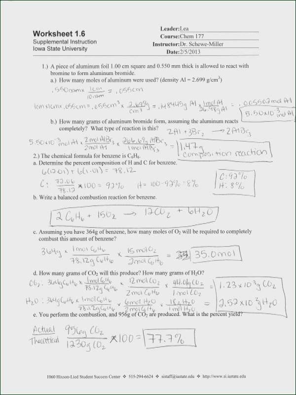 Chemistry Balancing Equations Worksheet 1 Answer Key 14 Best Images 