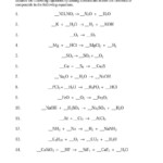 Chemistry Balancing Equations Worksheet Key Spice Of Lyfe Chemical