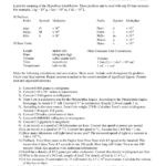 Chemistry Conversion Factors Worksheet Answers