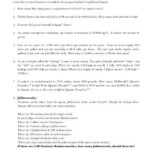 Chemistry Dimensional Analysis Worksheet Answers Promotiontablecovers