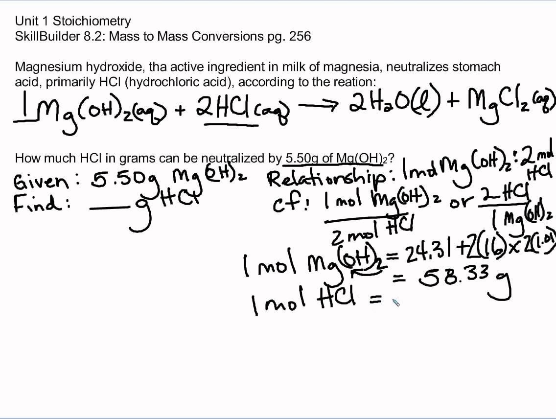 Chemistry Stoichiometry Practice Worksheet Universal Worksheet