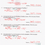 Chemistry Unit 5 Test Answer Key 30 Dimensional Analysis Problems