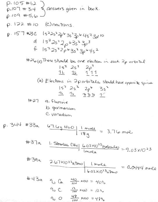 CHEMISTRY