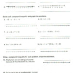 Compound Inequalities Worksheet You Calendars Https www