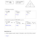 Density Worksheets With Answers Density Worksheet With Answers