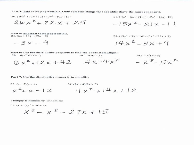 Dimensional Analysis Worksheet 2 Beautiful Polynomial Review Worksheet 