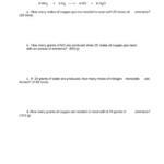 Gas Law Stoichiometry Worksheet Ivuyteq