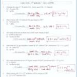 Grams To Moles Worksheet Worksheet