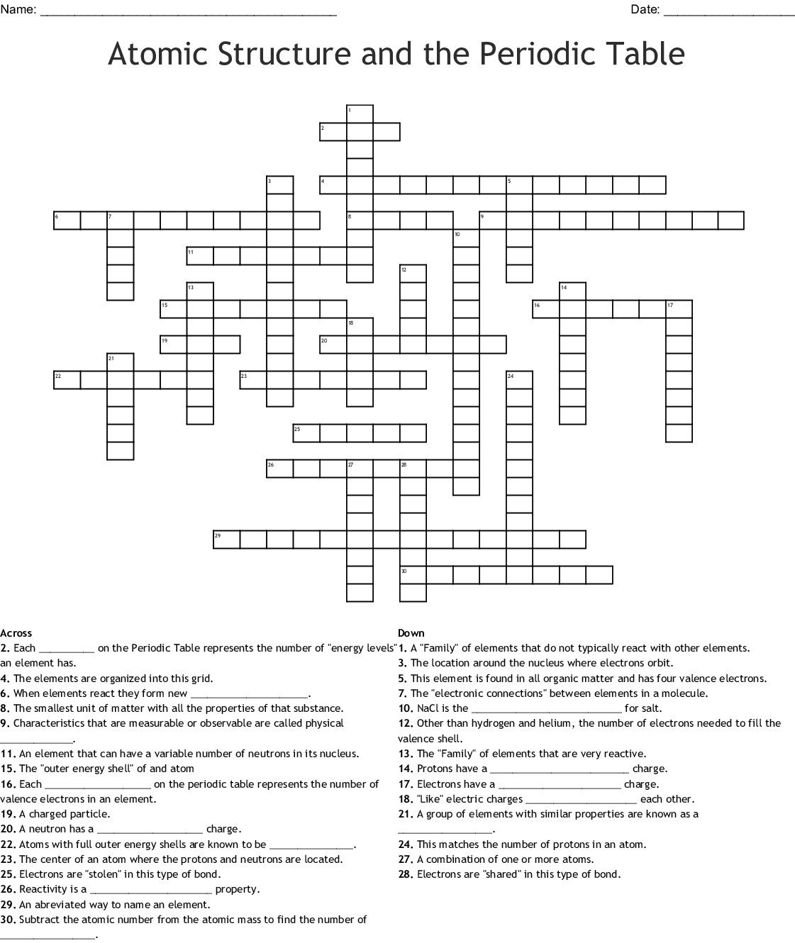 Introduction To Periodic Table Worksheet Answer Key Brokeasshome