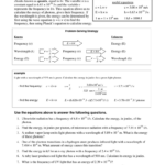 Light Waves Chem Worksheet 5 1 Answers Protons Neutrons Electrons