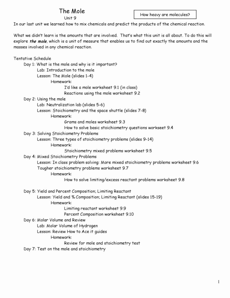 Limiting Reactant Worksheet With Answers