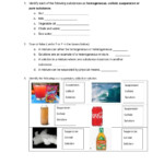 Mixtures Online Activity For Grade 6