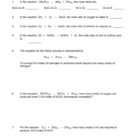 Moles Worksheet 1