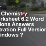 Patch Chemistry 11 Worksheet 6 2 Word Equations Answers Registration