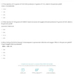 Quiz Worksheet How To Calculate Percent Yield Study