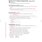 Section 2 3 Carbon Compounds pages 44 48