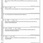 Stoichiometry Percent Yield Worksheet Worksheet