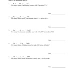 Stoichiometry Worksheet Answer Key Promotiontablecovers