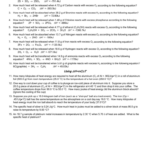 Thermochemistry Calculations Worksheet 1 Free Download Qstion co