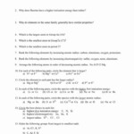 Worksheet Periodic Trends Answers Unique Periodic Trends Worksheets