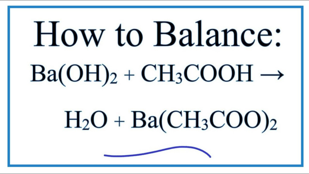 Write The Balanced Net Ionic Equation For Dissociation Of Acetic Acid 