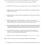 Writing Skeleton Equations Worksheet Answers Tessshebaylo